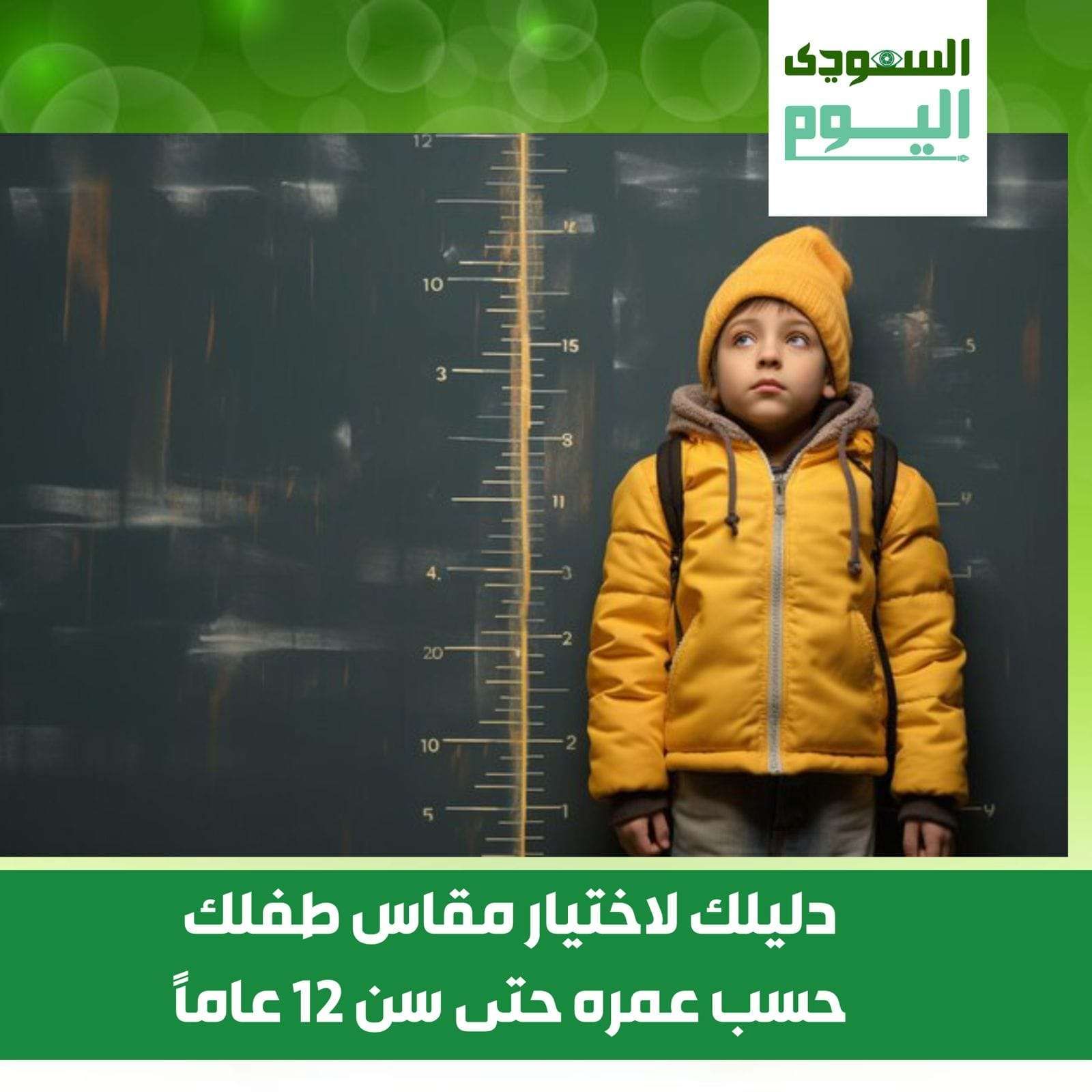 مقاسات الملابس للأطفال