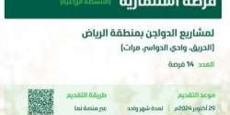 وزارة البيئة والمياه والزراعة تعلن عن 14 فرصة استثمارية جديدة في مشاريع الدواجن بالرياض - ترند نيوز