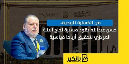 من الخسارة للربحية.. حسن عبدالله يقود مسيرة نجاح البنك المركزي لتحقيق أرباحا قياسية - ترند نيوز