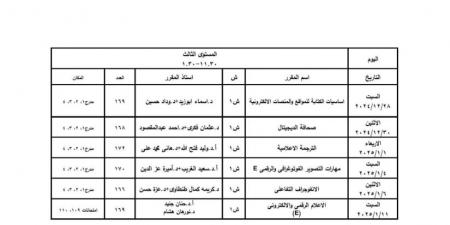 يبدأ 29 ديسمبر.. جداول امتحانات برنامج الإعلام الرقمي جامعة القاهرة 2025/2024 - ترند نيوز