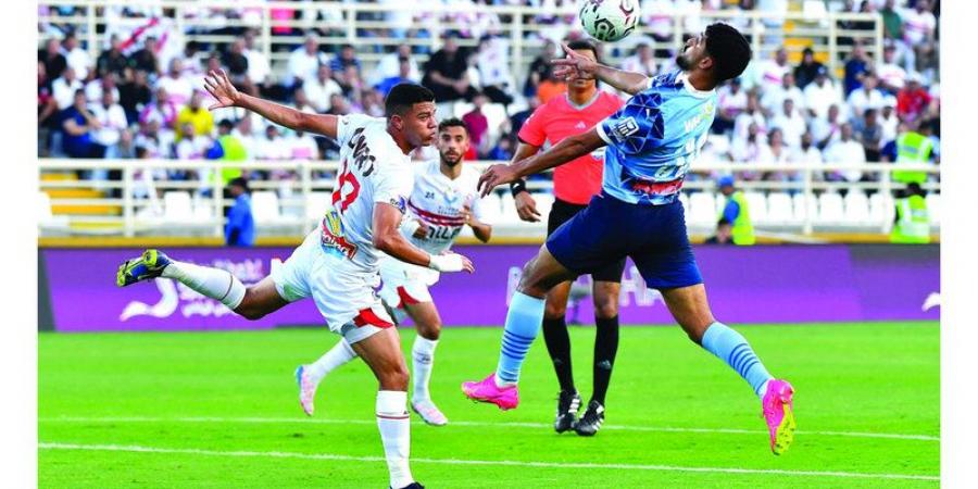 بالركلات.. الزمالك إلى نهائي «السوبر المصري» في أبوظبي - ترند نيوز