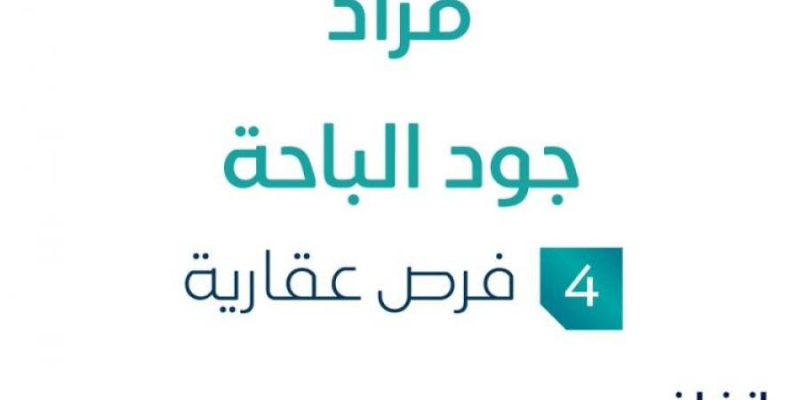 4 فرص عقارية .. مزاد عقاري جديد من مؤسسة السدرة العقارية تحت إشراف مزادات إنفاذ - ترند نيوز