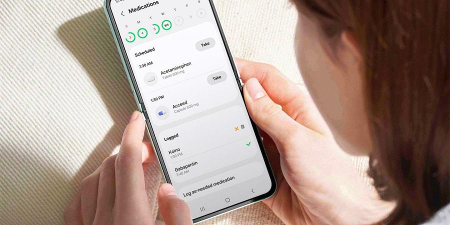 تحديث Samsung Health يتيح عرض السجلات الطبية وتتبع الأدوية والطعام - ترند نيوز