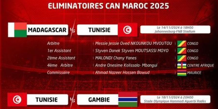 تصفيات كاس افريقيا للامم 2025 - المنتخب الملغاشي يستضيف نظيره التونسي بجوهانسبورغ يوم 14 نوفمبر المقبل - ترند نيوز