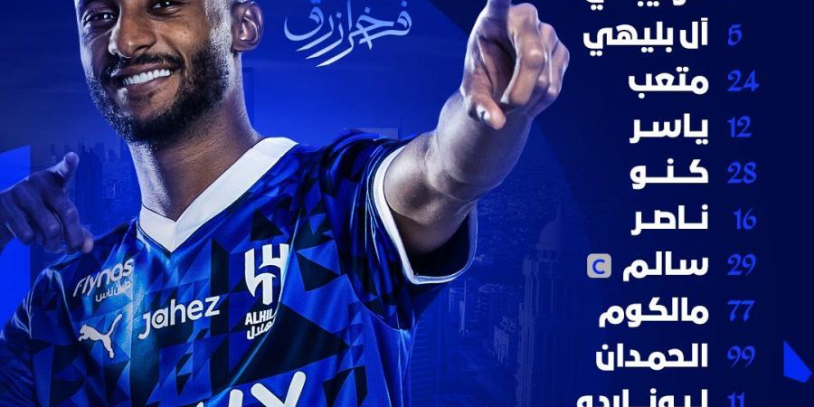 ميتروفيتش احتياطيا.. التشكيل الرسمي لمباراة الهلال السعودي والغرافة القطري في دوري أبطال آسيا للنخبة - ترند نيوز