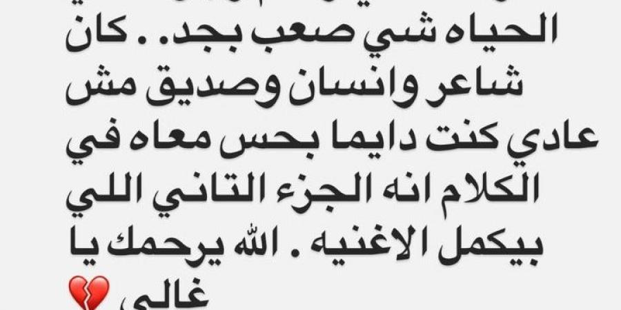 رامي صبري عن أحمد علي موسى: كنت بحس أنه جزئي التاني وعدم وجوده شيء صعب - ترند نيوز