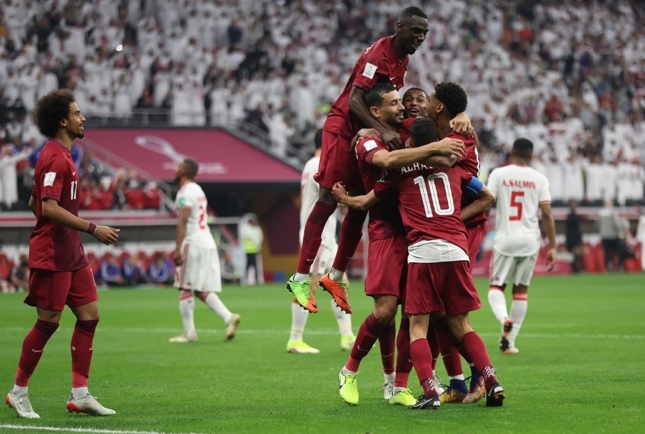 مجريات مباراة منتخب عمان ضد قطر في بطولة خليجي 26